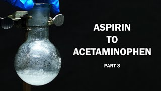 Lab preparation of Aspirin from Salicylic acid and Acetyl chloride [upl. by Lundquist]