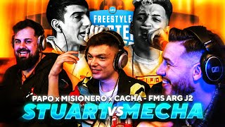 BATALLA DE INGENIOS  ANALIZANDO STUART vs MECHA CON CACHA Y MISIO  FMS Argentina 2020 J2 [upl. by Merriman721]