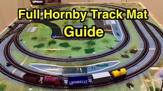 Complete Hornby Track Mat Layout Walkthrough Track Expansion Pack A B C D [upl. by Ydur]