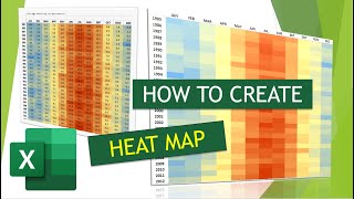 How to Create a Heat Map with Excel [upl. by Donoho]