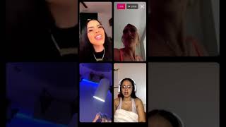 LiddleNique on instagram live W Tqstaceyy [upl. by Eelrak]