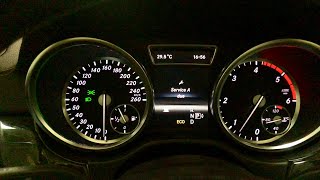 Mercedes ML W166 Oil Light Reset  Service Light Reset [upl. by Notyalc]