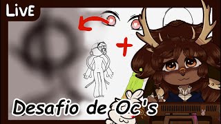 LIVE  Desafio de Desenho e convercinhas  Criando Ocs [upl. by Einad900]