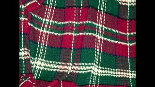 Crochet a tartan blanket  How to [upl. by Heindrick]