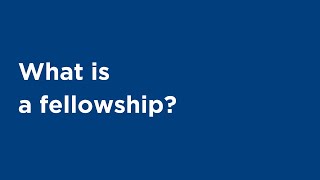 Carleton Fellowships  What is a fellowship [upl. by Pope698]