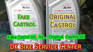 Fake Castrol OilVs Original Cartrol Oil [upl. by Odracir365]