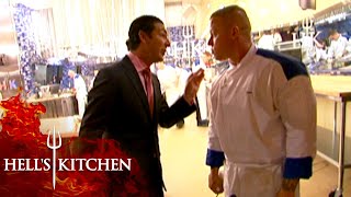 JeanPhilippe amp Vans Hilarious Argument  Hells Kitchen [upl. by Iny]