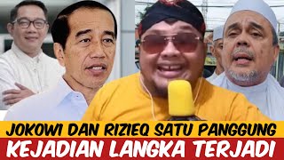 JOKOWI DAN RIZIEQ SATU PANGGUNG  KEJADIAN LANGKA TERJADI [upl. by Casady302]