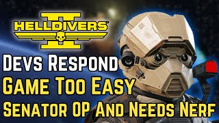 Helldivers 2  quotThe Games Too Easyquot 😬 Twinbeard Responds [upl. by Latsyrd73]