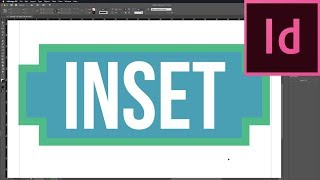 How to make an inset corner of a square rectangle or frame in InDesign CC 2019 [upl. by Saleme500]