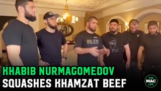 Khabib Nurmagomedov meets with Khamzat Chimaev “We are tired of this nonsense” [upl. by Seaver]