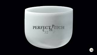 432 Hz Premium Frosted Crystal Singing Bowl Perfect Pitch CNote 14quot [upl. by Marylynne]