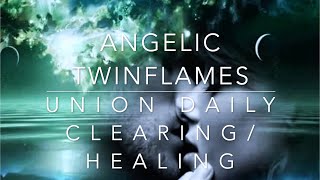 Angelic Twin Flames I daily healing ❤️ I am a channel of Divine Union and Divine Love ❤️ femmasc [upl. by Neelon688]