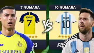 10 NUMARALI FUTBOLCULAR vs 7 NUMARALI FUTBOLCULAR  FIFA 23 KARİYER MODU ALLSTAR KAPIŞMA [upl. by Aiouqes]