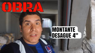 ¿Cómo hacemos la instalación de las montantes de desagüe de 4quot [upl. by Rici]