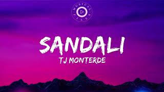 Sandali Lyrics Video  TJ Monterde [upl. by Anilrahc]