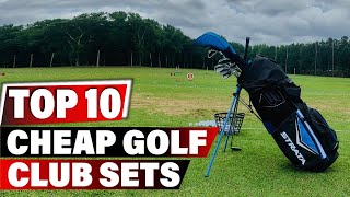 Best Cheap Golf Club Set In 2024  Top 10 New Cheap Golf Club Sets Review [upl. by Ecydnarb157]