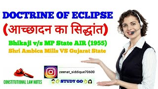 DOCTRINE OF ECLIPSE IN HINDI  आच्छादन का सिद्धांत for LLB amp CS [upl. by Gabriele]