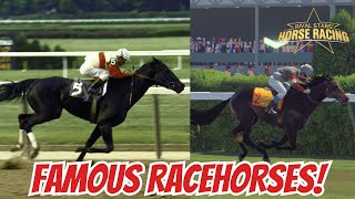 CREATING FAMOUS RACEHORSES  Rival Stars Horse Racing [upl. by Oirobil300]