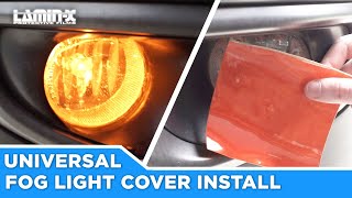 How to use a Laminx universal sheet to protect amp style your fog lights [upl. by Mano]