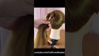 Easy updo for you to try hairstyles braids [upl. by Ereynihc]