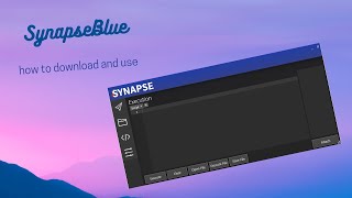 THE SYNAPSEBLUE UI IS BACK custom ui for synapse x [upl. by Anoek]