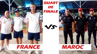 Petanque 2023 Mondial FRANCE vs MAROC [upl. by Alohcin]