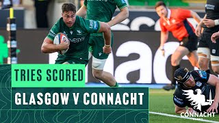 Glasgow v Connacht  Try highlights  Preseason 202425 [upl. by Yasu]