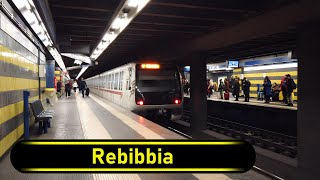 Metro Station Rebibbia  Rome 🇮🇹  Walkthrough 🚶 [upl. by Feirahs]