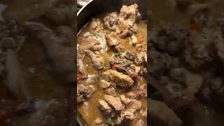 Bouillon de poulet avec viande ache [upl. by Inohs]