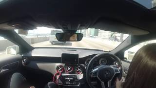 BENZ A250 Hong Kong driving [upl. by Ranjiv596]