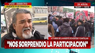 Tensión en el puente Pueyrredón entre la policía y manifestantes [upl. by Alurta14]