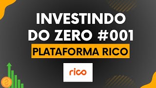 Investindo do zero  Primeiro contato com plataforma investidor investirdozero [upl. by Ennaeirb643]