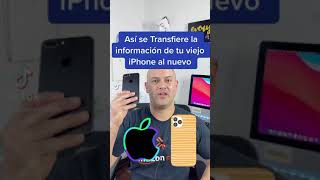 Como pasar toda la información de un iPhone a otro iPhone shorts [upl. by Ahtnicaj]