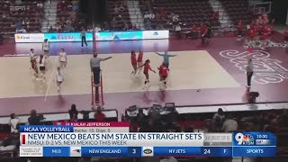 NMSU volleyball swept by New Mexico [upl. by Moishe]