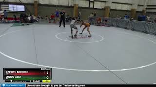 92 Lbs Cons Round 2  Kamdyn Borrero PA Vs Julius West IN Bd07 [upl. by Drooff]