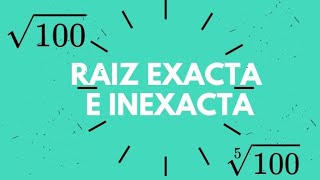 Raíces exactas e inexactas Números Racionales e Irracionales [upl. by Lissner]