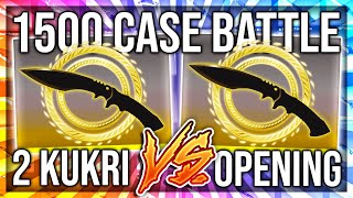 OUR MOST INTENSE CASE BATTLE EVER 1500 CASES [upl. by Yreffeg]