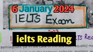 6jan 2024 ielts exam Reading answers ielts reading tips and tricks ielts 9 [upl. by Ioj]