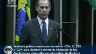 Ciro Gomes no Senado  Transposição Parte 1 [upl. by Ahseihs]