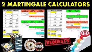 Martingale Calculates Optimal Bankrolls amp Profit Targets roulette strategy [upl. by Nibram]