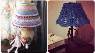 Latest Trendy And Stunning Crochet Handmade Lampshade Covers Ideas [upl. by Roland]