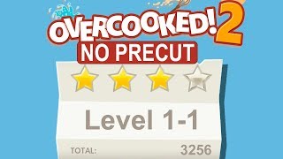 Overcooked 2 Level 11 4 Stars NO PRECUT Challenge 2 Player Coop [upl. by Feledy303]