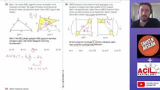 İLAÇ TYT DENEMESİ GEOMETRİ 6 [upl. by Derfnam]