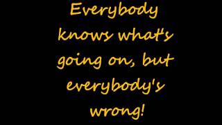 Everybodys Wrong  Hinder Lyrics [upl. by Iznekcam]