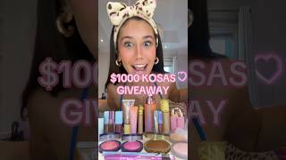 🎀1000 KOSAS GIVEAWAY🎀 get KOSAS to NOTICE ME Enter on TIKTOK giveaway giveaways viralbeauty [upl. by Nosoj579]