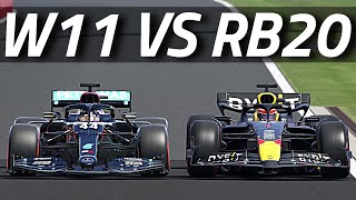 Is The Red Bull RB20 FASTER Than The Mercedes W11 [upl. by Nesyla]