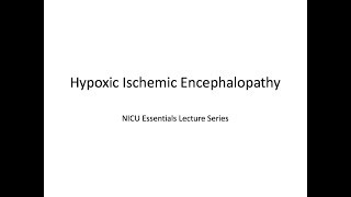 Hypoxic Ischemic Encephalopathy HIE [upl. by Nilerual]