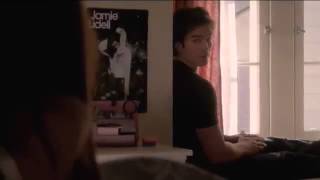 Damon amp Elena 4x06 Damon Saves Elena  Bedroom Scene FULL [upl. by Arihaj]