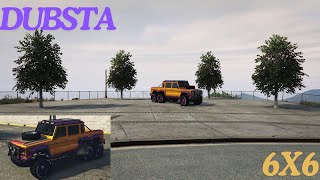 GTA ONLINE Dubsta 6x6 Upgrade and Lap Time [upl. by Nylodnewg]